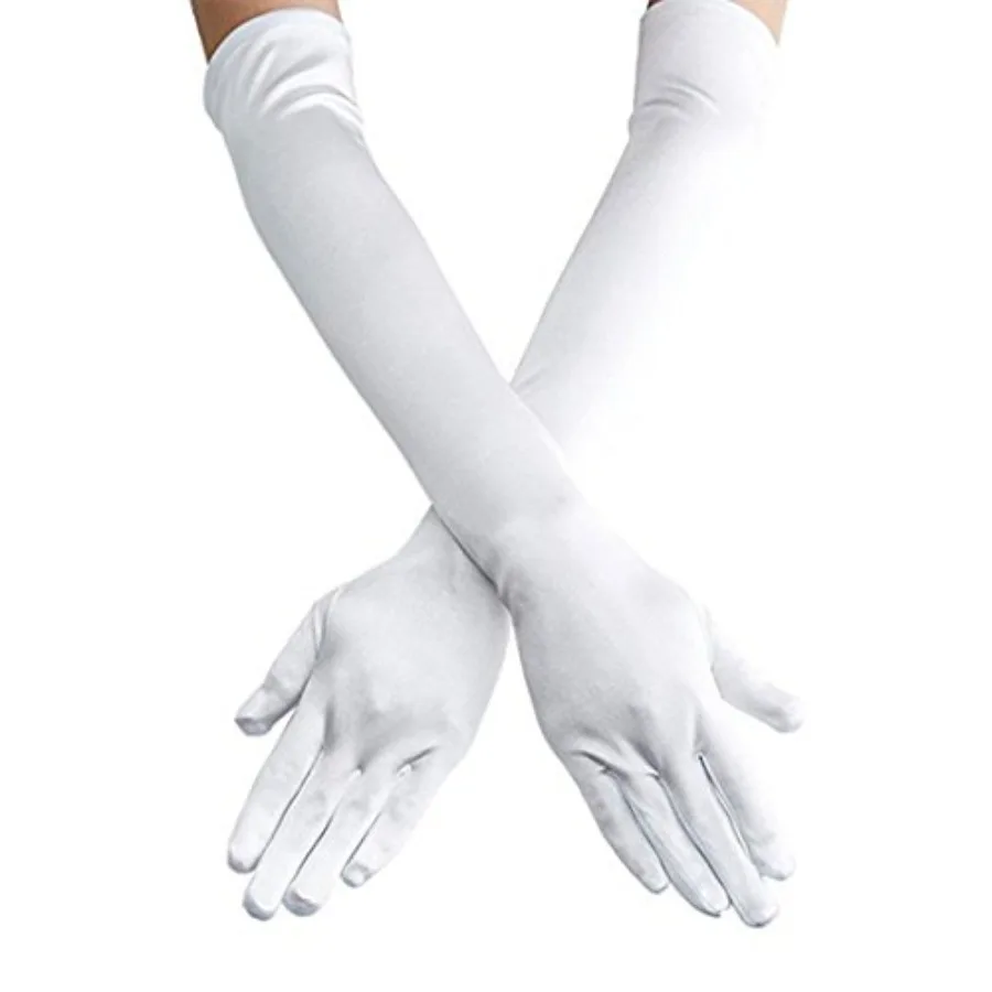 Lansian Long Opera Party Gloves for Women 1920s 20s Satin Gloves Costumes Elbow Length Bridal Evening Dress, 21 Inch
Lansian Long Opera Party Gloves for Women 1920s 20s Satin Gloves Costumes Elbow Length Bridal Evening Dress, 21 Inch