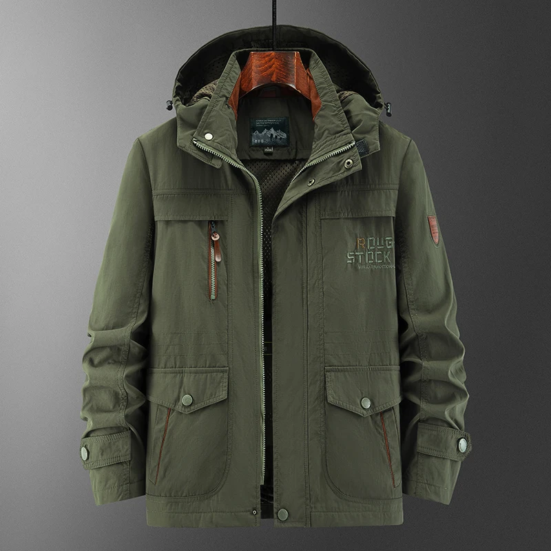 Mens Autumn Bomber Jacket Men Spring Fashion New Hot Brand Casual Windbreaker Cargo Jacket Coat Outwear Hooded Military Jacket
Mens Autumn Bomber Jacket Men Spring Fashion New Hot Brand Casual Windbreaker Cargo Jacket Coat Outwear Hooded Military Jacket