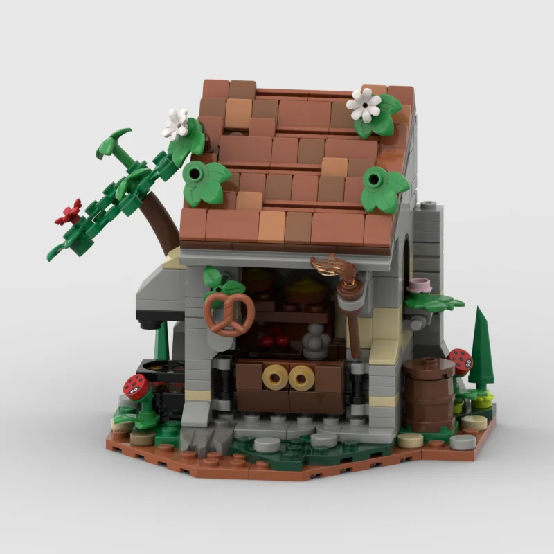 311 MOC building block toy Medieval bakery models, a creative assembly toy set DIY suitable for all architecture enthusiasts
311 MOC building block toy Medieval bakery models, a creative assembly toy set DIY suitable for all architecture enthusiasts