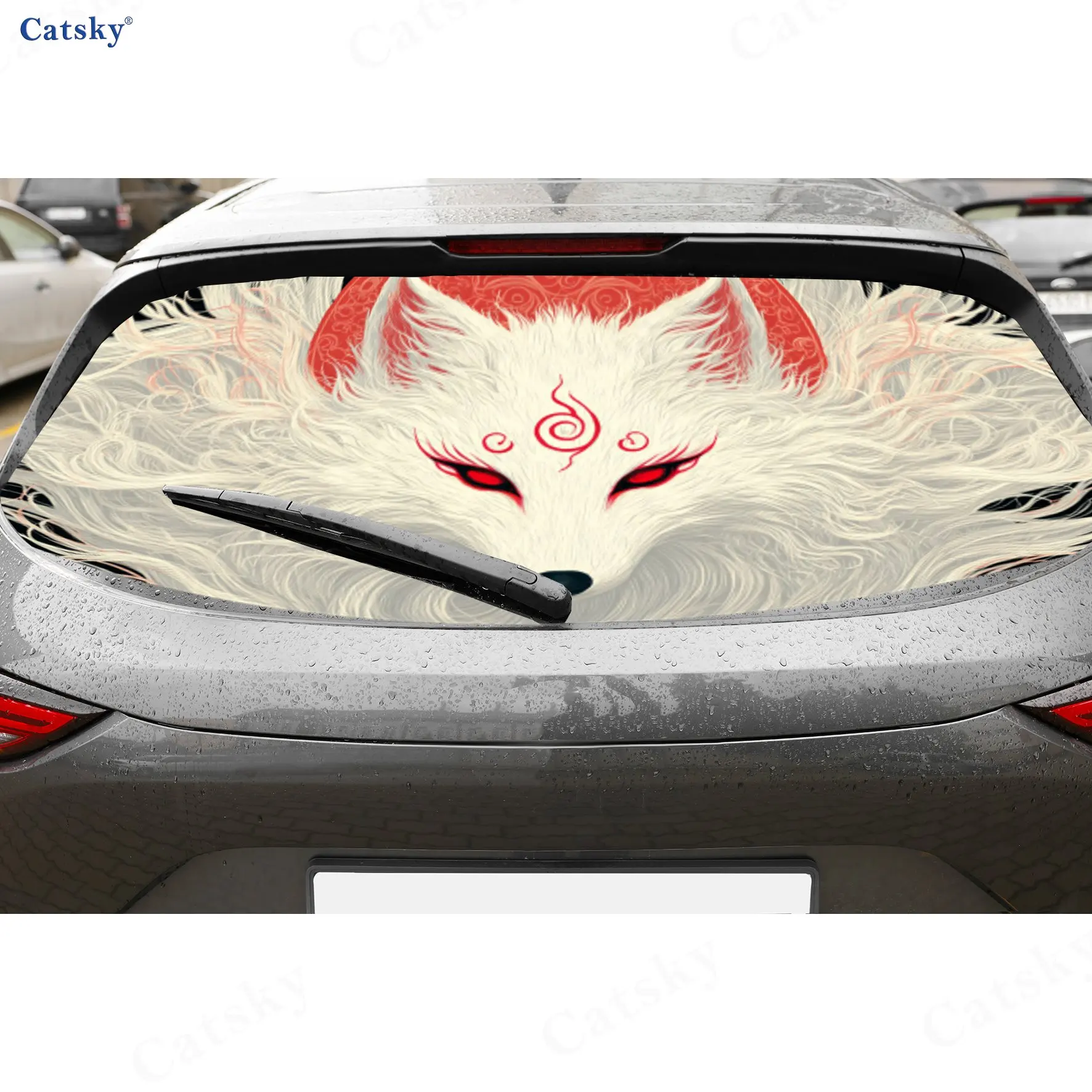 Fox Guardian Totem Perforated Car Vinyl Wraps, Durable Car Rear Windshield Sticker, Waterproof Car Rear Window Decal
Fox Guardian Totem Perforated Car Vinyl Wraps, Durable Car Rear Windshield Sticker, Waterproof Car Rear Window Decal