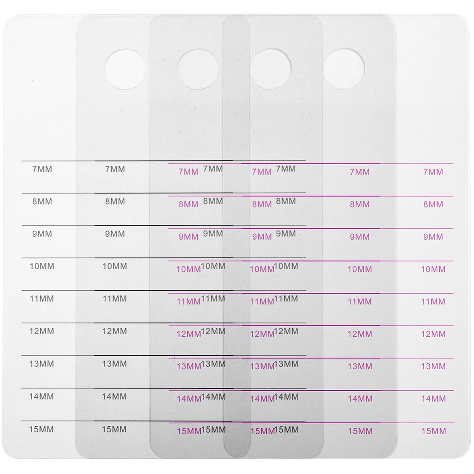 4pcs Acrylic Eyelash Extension Holder Tray Length Marks for False Lashes ganizer Grafting Storage Board Display
4pcs Acrylic Eyelash Extension Holder Tray Length Marks for False Lashes ganizer Grafting Storage Board Display