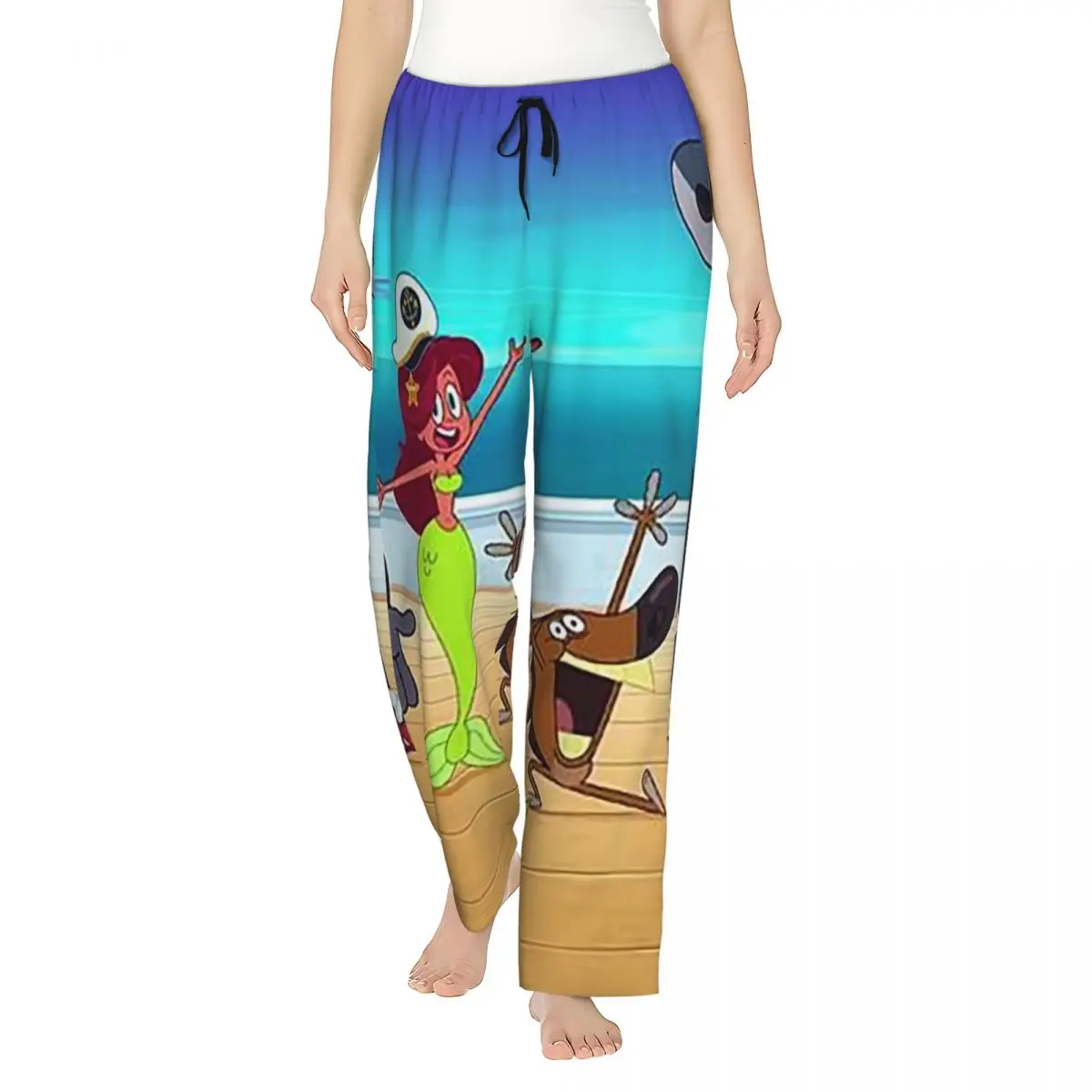 Пижамные штаны Custom Zig & Sharko с мультяшными персонажами для детей и женщин, домашние брюки для сна с карманами
Пижамные штаны Custom Zig & Sharko с мультяшными персонажами для детей и женщин, домашние брюки для сна с карманами