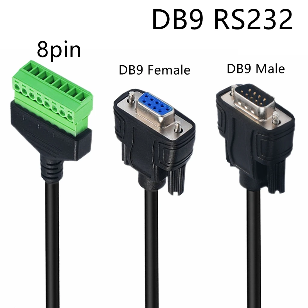 DB9P 232 to 8P solder Free Terminal Graphics card output analog signal extension interface connection cable 15CM
DB9P 232 to 8P solder Free Terminal Graphics card output analog signal extension interface connection cable 15CM