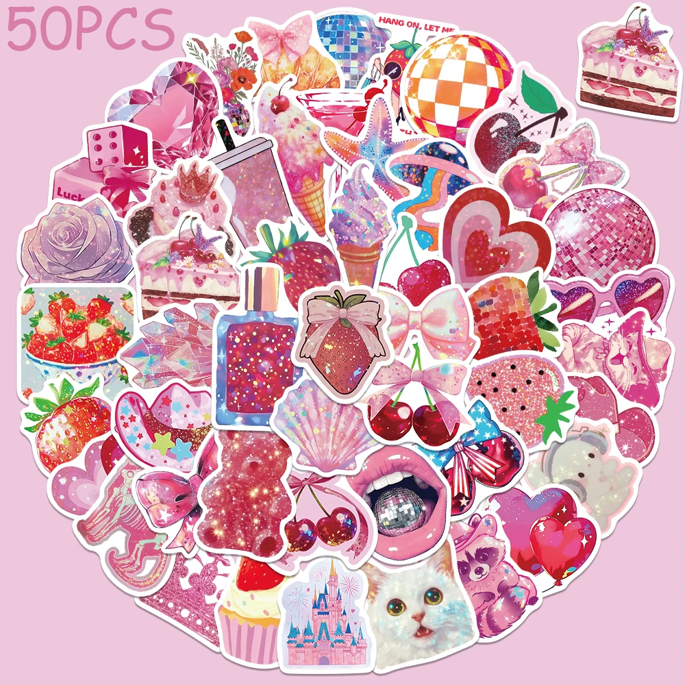 50pcs Pink Element Strawberry Stickers Decals For Phone Laptop Suitcase Skateboard Helmet DIY Aesthetic Stickers Creative Gifts
50pcs Pink Element Strawberry Stickers Decals For Phone Laptop Suitcase Skateboard Helmet DIY Aesthetic Stickers Creative Gifts