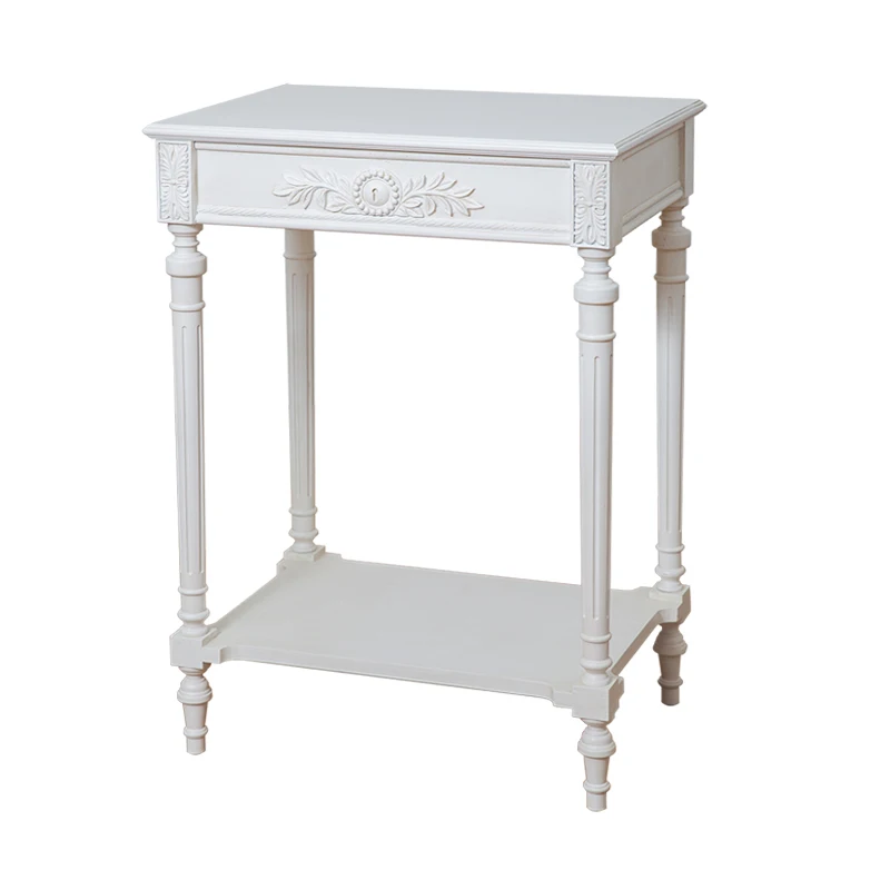 Exquisitely White Carved French Rural Pastoral Tables: Perfect as Bedside Tables, Side Cabinets or Living Room Leisure Pieces
Exquisitely White Carved French Rural Pastoral Tables: Perfect as Bedside Tables, Side Cabinets or Living Room Leisure Pieces