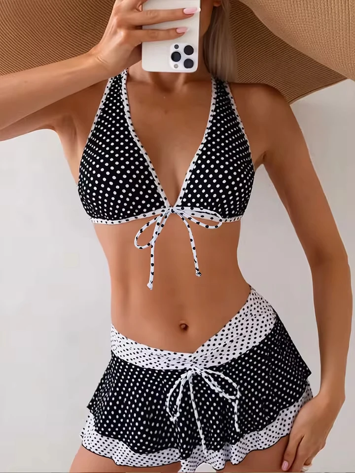 2026 New Spring Summer Two Piece Suits Sexy Sportswear for Women Fashion Vintage Sleeveless 3 Piece Set Dot Backless
2026 New Spring Summer Two Piece Suits Sexy Sportswear for Women Fashion Vintage Sleeveless 3 Piece Set Dot Backless