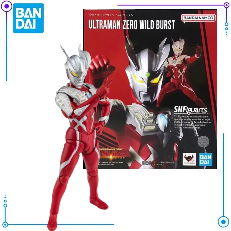 In Stock Bandai S H Figuarts Ultraman Ultraman Zero Wild Burst Action Figures Toys Exquisite Figures Anime Characters Decoration
In Stock Bandai S H Figuarts Ultraman Ultraman Zero Wild Burst Action Figures Toys Exquisite Figures Anime Characters Decoration