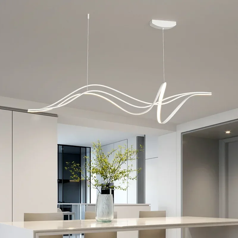 SANDYHA Modern LED Linear Pendant Light Creative Art Chandeliers for Dining Room Kitchen Island Bar Suspension Lighting
SANDYHA Modern LED Linear Pendant Light Creative Art Chandeliers for Dining Room Kitchen Island Bar Suspension Lighting