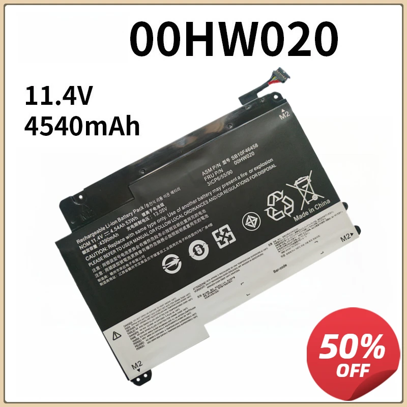 2025 NEW 00HW020 00HW021 Laptop Battery For LENOVO ThinkPad P40 Yoga14 Yoga 460 SB10F46458 11.4V 53Wh
2025 NEW 00HW020 00HW021 Laptop Battery For LENOVO ThinkPad P40 Yoga14 Yoga 460 SB10F46458 11.4V 53Wh