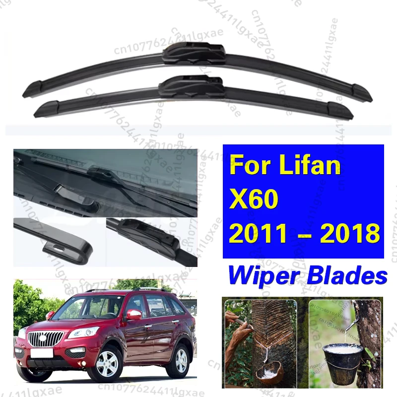 Car Wiper LHD Front Wiper Blades For Lifan X60 2011 - 2018 Windshield Windscreen Clean Window Car Rain Brushes 2015 2016 26"+18"
Car Wiper LHD Front Wiper Blades For Lifan X60 2011 - 2018 Windshield Windscreen Clean Window Car Rain Brushes 2015 2016 26"+18"