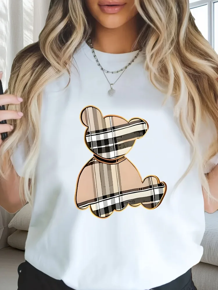 Little Bear Printed Pattern Short Sleeve Women's Comfortable T-shirt Loose Casual Trendy Top Harajuku Shirt Y2K Short Sleeve
Little Bear Printed Pattern Short Sleeve Women's Comfortable T-shirt Loose Casual Trendy Top Harajuku Shirt Y2K Short Sleeve
