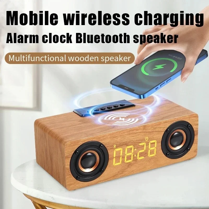 Деревянный ретро-будильник, Bluetooth-динамик, мобильный телефон, беспроводная быстрая зарядка, деревянный будильник, беспроводной Bluetooth-светодиодный светильник
Деревянный ретро-будильник, Bluetooth-динамик, мобильный телефон, беспроводная быстрая зарядка, деревянный будильник, беспроводной Bluetooth-светодиодный светильник