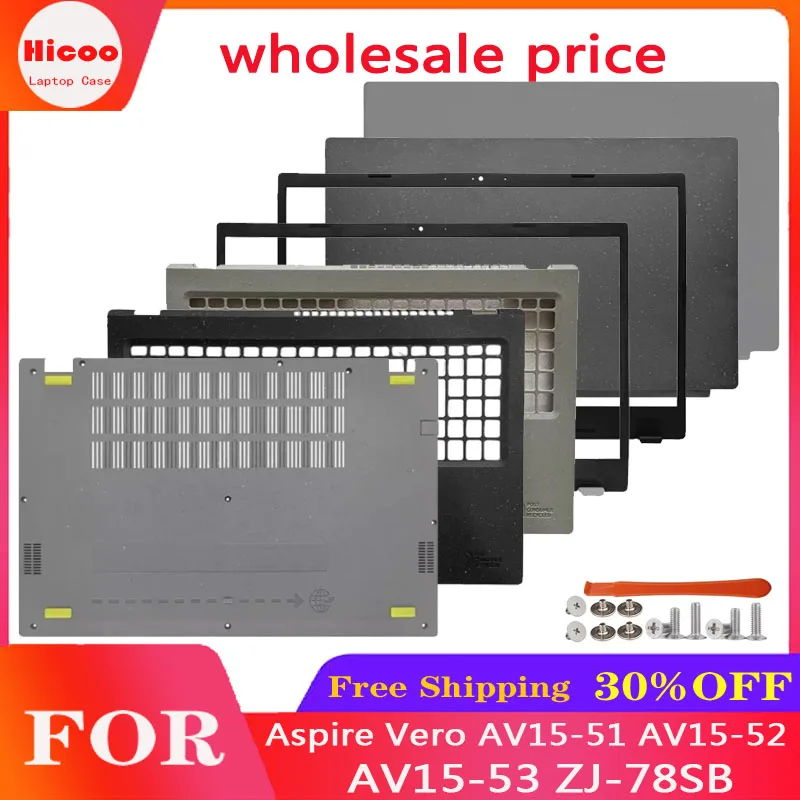 New For Acer Aspire Vero AV15-51 AV15-52 AV15-53 ZJ-78SB Laptop LCD Rear Cover/Front Frame/Palm Pad/Bottom Cover/Top Cover
New For Acer Aspire Vero AV15-51 AV15-52 AV15-53 ZJ-78SB Laptop LCD Rear Cover/Front Frame/Palm Pad/Bottom Cover/Top Cover