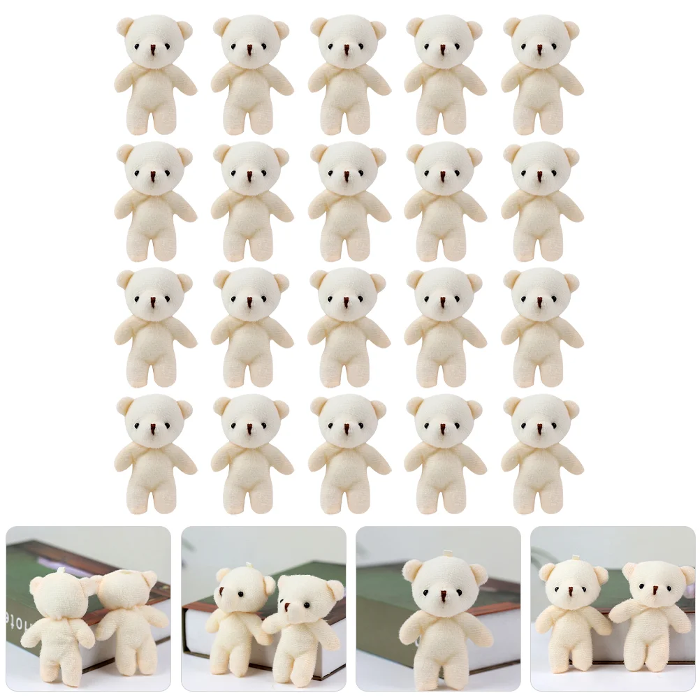 20 Pcs Mini Bear Lovely Figurines Decor Keychain Bulk Hanging Tiny Bears Pp Cotton Baby Suspending Pendant
20 Pcs Mini Bear Lovely Figurines Decor Keychain Bulk Hanging Tiny Bears Pp Cotton Baby Suspending Pendant