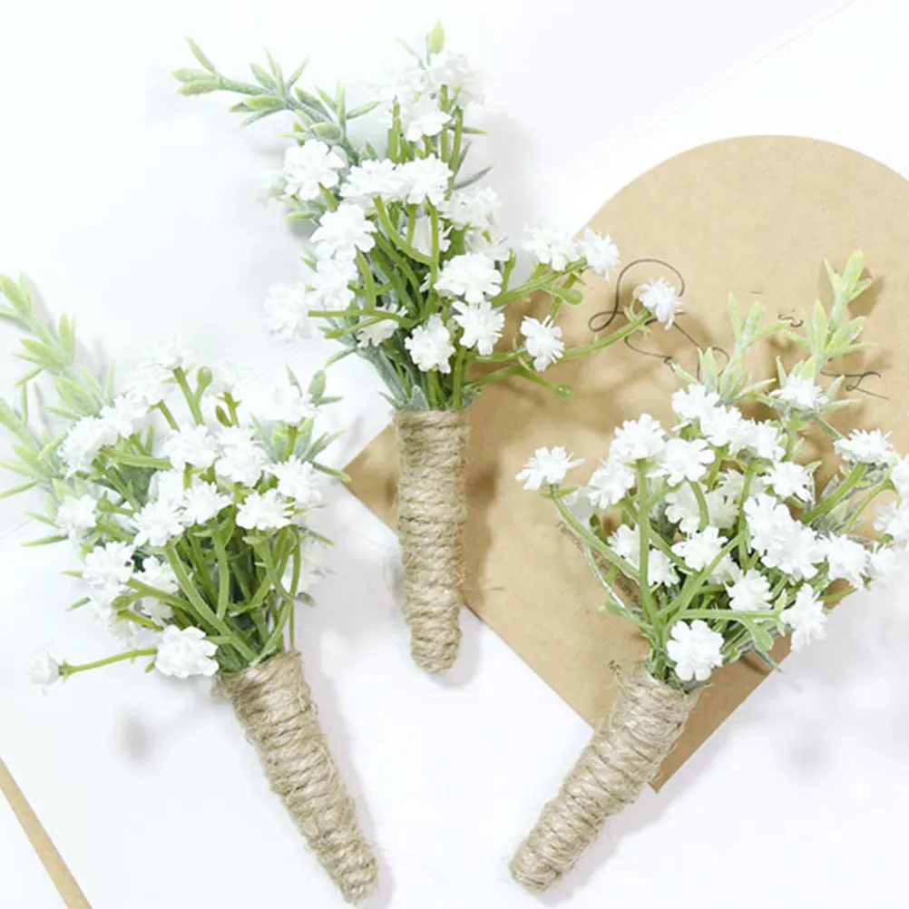 10Pcs Groomsmen Boutonniere Pin Small Wedding Corsage Artificial Flower Boutonniere for Men Rustic Groom Small Wedding Corsage
10Pcs Groomsmen Boutonniere Pin Small Wedding Corsage Artificial Flower Boutonniere for Men Rustic Groom Small Wedding Corsage