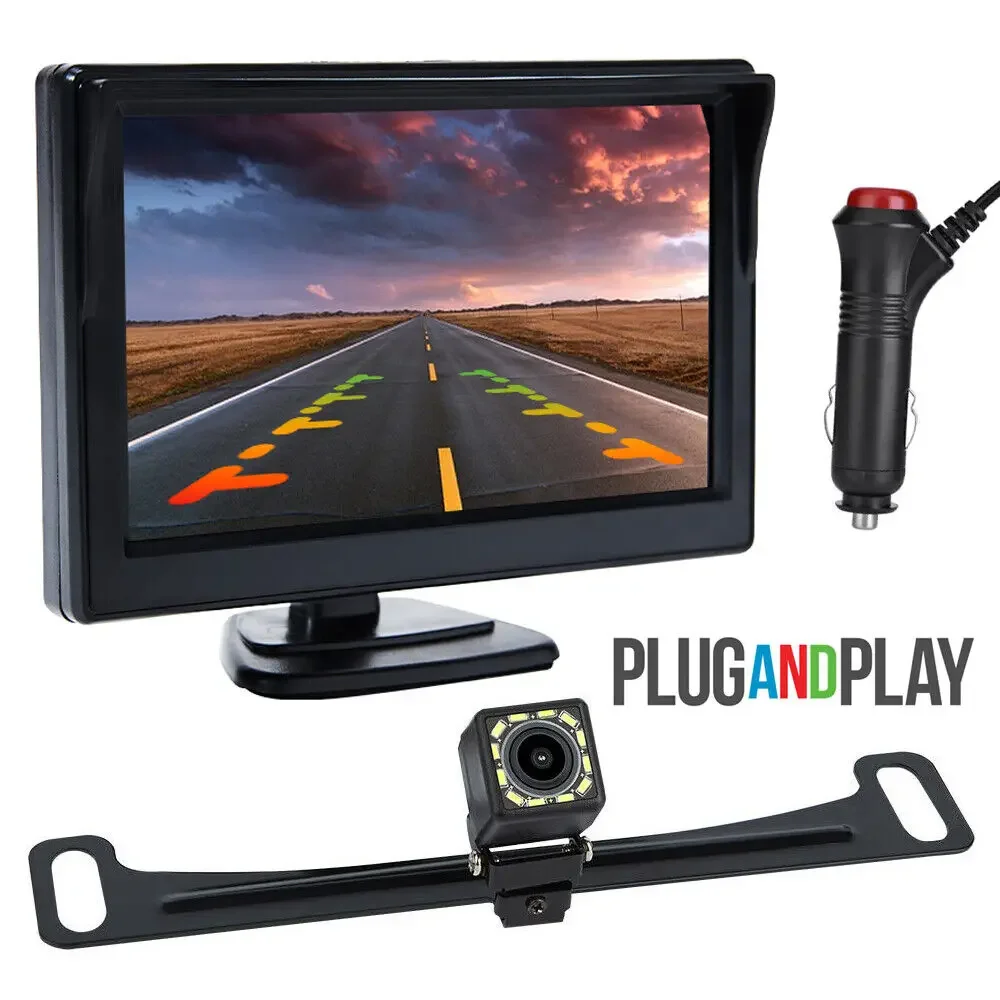 Bileeko 5'' Backup Camera and Monitor Kit Car Night Vision Parking Reverse Rear View LCD
Bileeko 5'' Backup Camera and Monitor Kit Car Night Vision Parking Reverse Rear View LCD