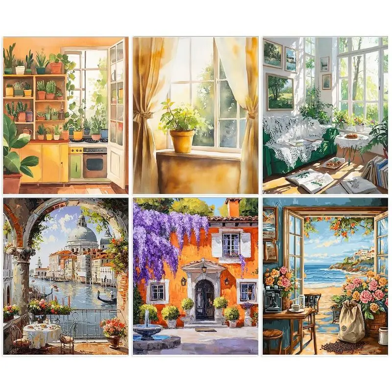 GATYZTORY Frame Painting By Numbers For Adults Quiet Scenery Handiwork Art Canvas Painting Unique Gift Home Decoration
GATYZTORY Frame Painting By Numbers For Adults Quiet Scenery Handiwork Art Canvas Painting Unique Gift Home Decoration