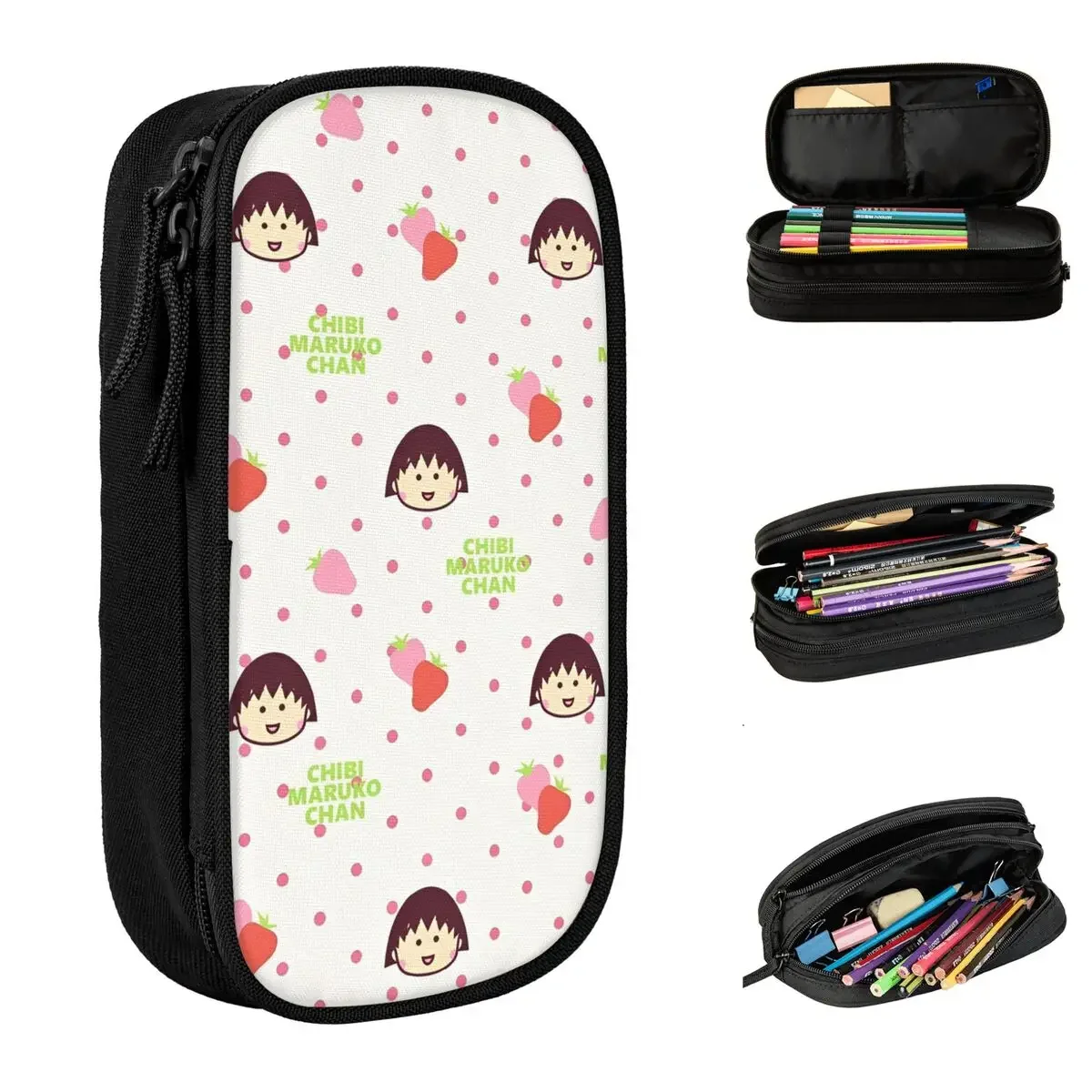 Japanese Cartoon Chibi Maruko-Chans Pencil Case Pen Bag Girl Boy Big Capacity School Supplies Gift Pencilcases
Japanese Cartoon Chibi Maruko-Chans Pencil Case Pen Bag Girl Boy Big Capacity School Supplies Gift Pencilcases