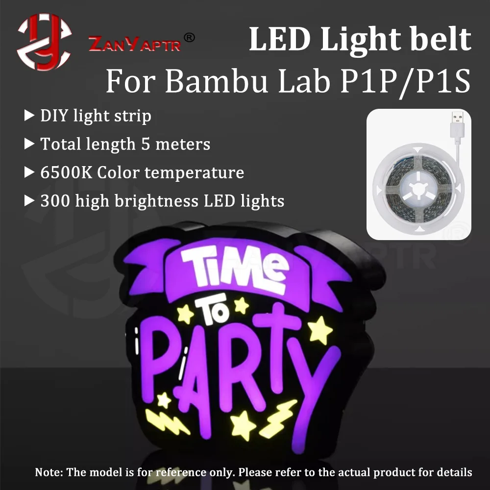 Для Bambu Lab DIY светодиодный световой пояс KA004 6500K белый свет 5 м обрезка прозрачный рельефный компонент 3d принтер
Для Bambu Lab DIY светодиодный световой пояс KA004 6500K белый свет 5 м обрезка прозрачный рельефный компонент 3d принтер
