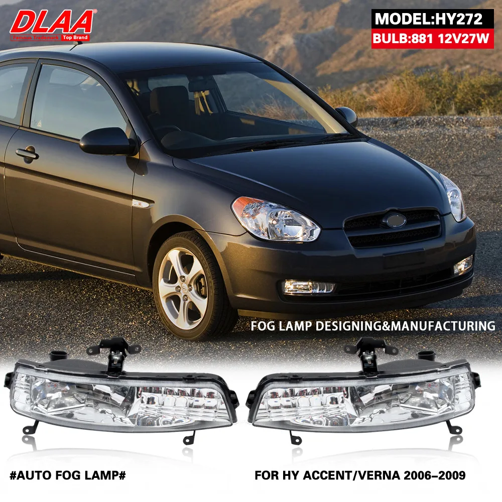 For Hyundai Accent 2006 2007 2008 2009 2010 Car Front Bumper Fog Light Lamp Foglight Foglamp Assembly
For Hyundai Accent 2006 2007 2008 2009 2010 Car Front Bumper Fog Light Lamp Foglight Foglamp Assembly
