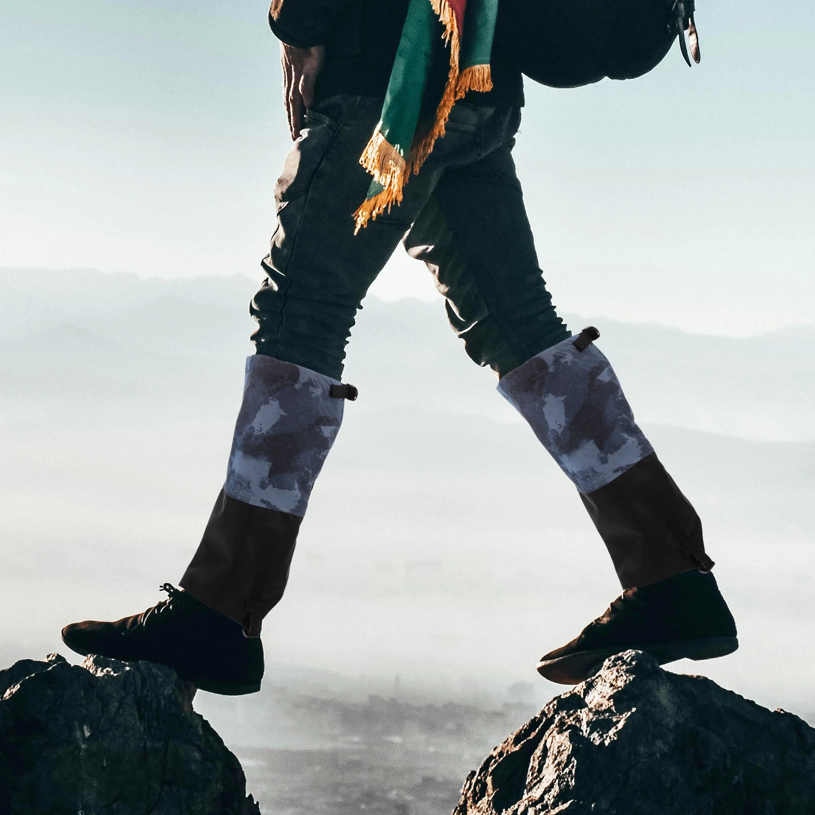 1Pair Outdoor Leg Gaiters Oxford Cloth Tear Resistant Windproof Hiking Snow Proof Calf Cover Boot Gaiters for Men Unisex
1Pair Outdoor Leg Gaiters Oxford Cloth Tear Resistant Windproof Hiking Snow Proof Calf Cover Boot Gaiters for Men Unisex