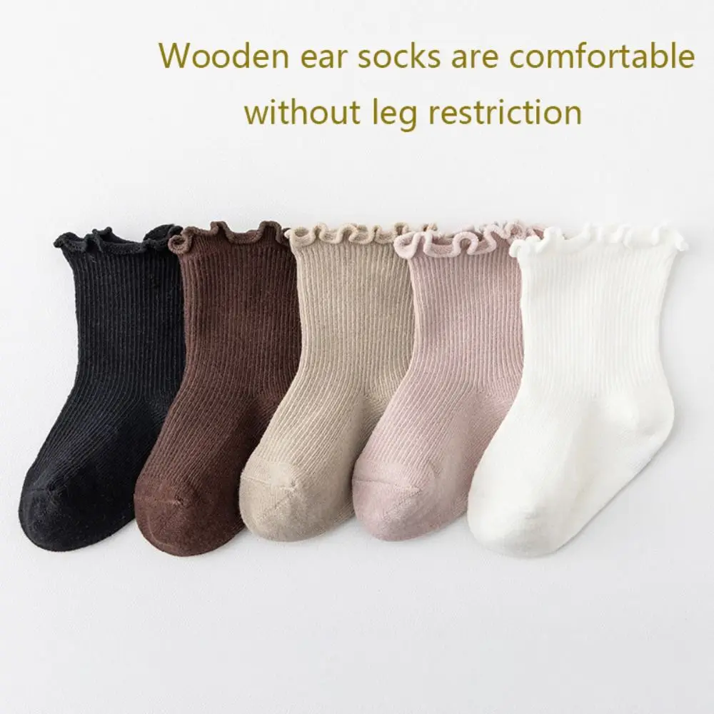 5Pairs Soft Ruffle Baby Cotton Socks Breathable Cute Toddle Short Tube Socks Autumn Spring Mid-calf Newborn Socks Children
5Pairs Soft Ruffle Baby Cotton Socks Breathable Cute Toddle Short Tube Socks Autumn Spring Mid-calf Newborn Socks Children