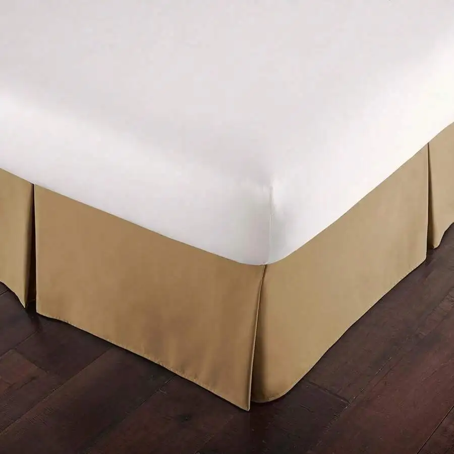 Elegant Pleated Bed Skirt 14 Inch Drop Hotel Quality Dust Ruffle King Size Dark Taupe
Elegant Pleated Bed Skirt 14 Inch Drop Hotel Quality Dust Ruffle King Size Dark Taupe