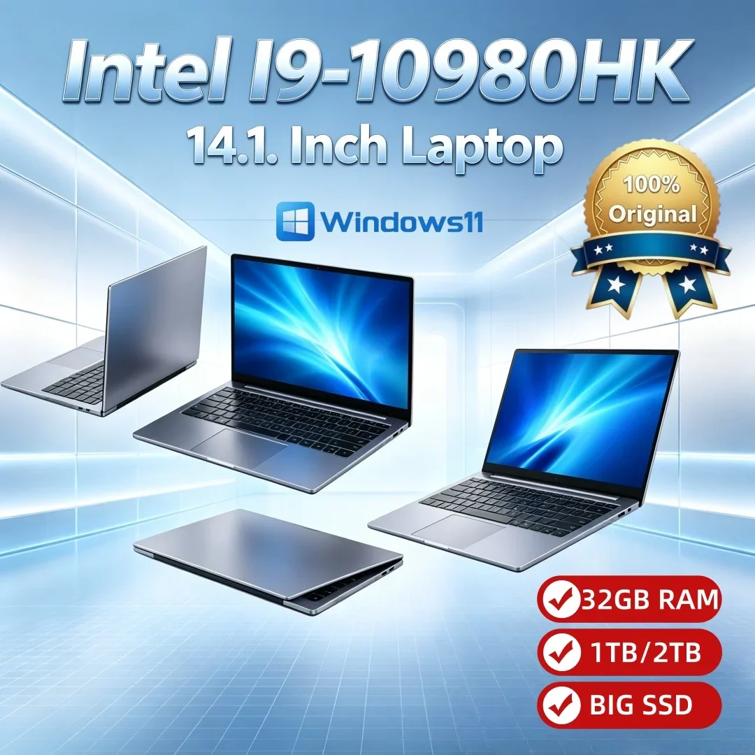 14.1 Inch Stable Durable New Ultra Slim Portable Laptop Intel I9-10980HK Original Windows 11 32GB RAM Large SSD Notebook
14.1 Inch Stable Durable New Ultra Slim Portable Laptop Intel I9-10980HK Original Windows 11 32GB RAM Large SSD Notebook