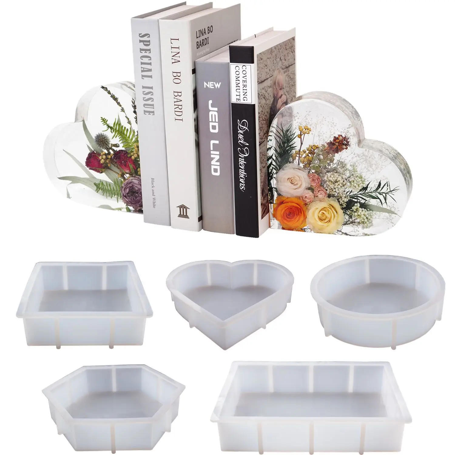 DIY Crystal Silicone Resin Mold Geometry Large Cube Heart Shaped Round Rectangular Mirror Silicone Mold For Resin Casting Making
DIY Crystal Silicone Resin Mold Geometry Large Cube Heart Shaped Round Rectangular Mirror Silicone Mold For Resin Casting Making