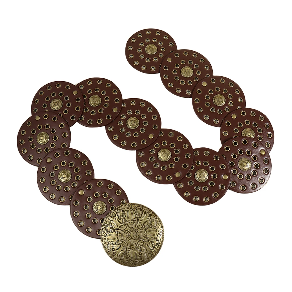 Retro Waist Belt Coffee Color Disc Belts Dress Belts Beach Party Cosplay Accessories Body Jewelry Women Belt 
Retro Waist Belt Coffee Color Disc Belts Dress Belts Beach Party Cosplay Accessories Body Jewelry Women Belt