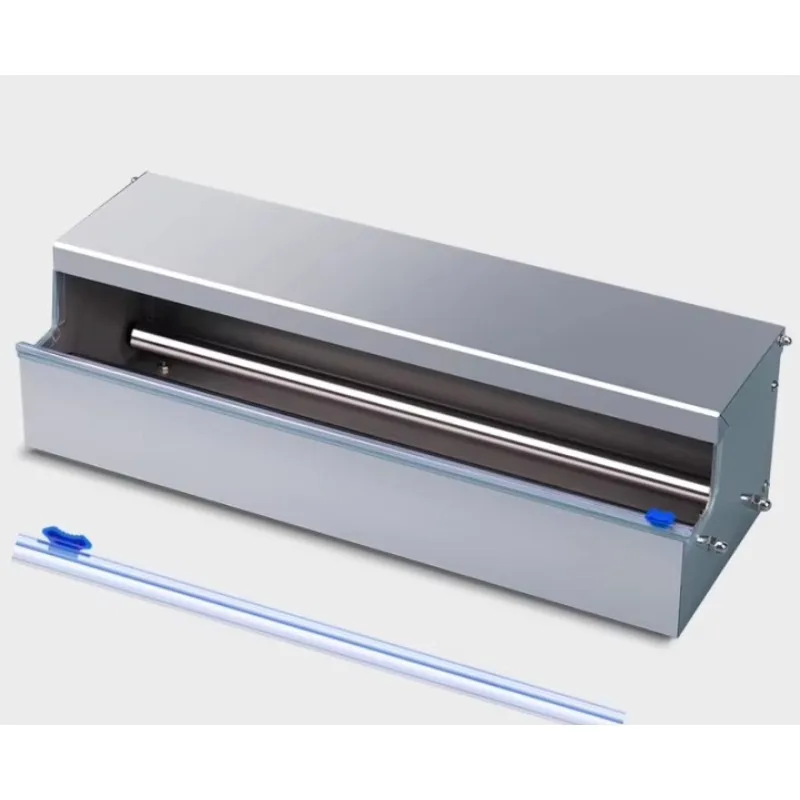 18-Inch Manual Stainless Steel Cling Wrap Dispenser Packing Machine for Fresh Fruit Vegetable Wrapping Sealing
18-Inch Manual Stainless Steel Cling Wrap Dispenser Packing Machine for Fresh Fruit Vegetable Wrapping Sealing