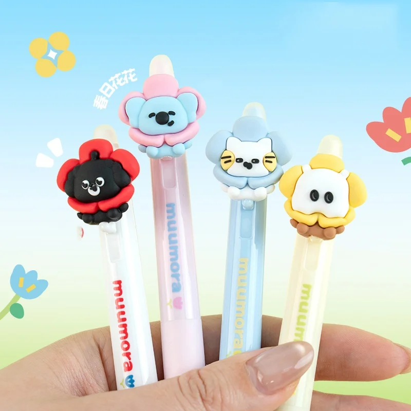 24pcs/lot Kawaii Flower Cat Dog Koala Animal Erasable Gel Pen Cute 0.5mm Black Ink Signature Pens School Writing Supplies
24pcs/lot Kawaii Flower Cat Dog Koala Animal Erasable Gel Pen Cute 0.5mm Black Ink Signature Pens School Writing Supplies