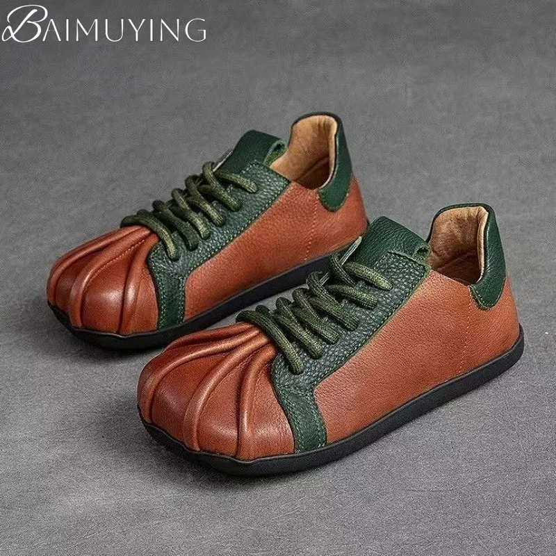 Flats Casual Sneakers Women Sport Shoes Square Toe Soft Leather Summer 2025 New Running Hiking Shoes Trend Lace-Up Comfort Mujer
Flats Casual Sneakers Women Sport Shoes Square Toe Soft Leather Summer 2025 New Running Hiking Shoes Trend Lace-Up Comfort Mujer