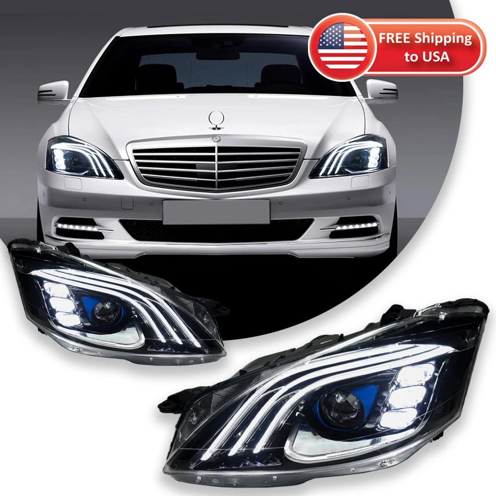 TYPY Car Lights For Mercedes Benz S-Class W221 Headlight 2006-2013 LED Head Lamp DRL Sequential Turn Signal High Low Beam
TYPY Car Lights For Mercedes Benz S-Class W221 Headlight 2006-2013 LED Head Lamp DRL Sequential Turn Signal High Low Beam