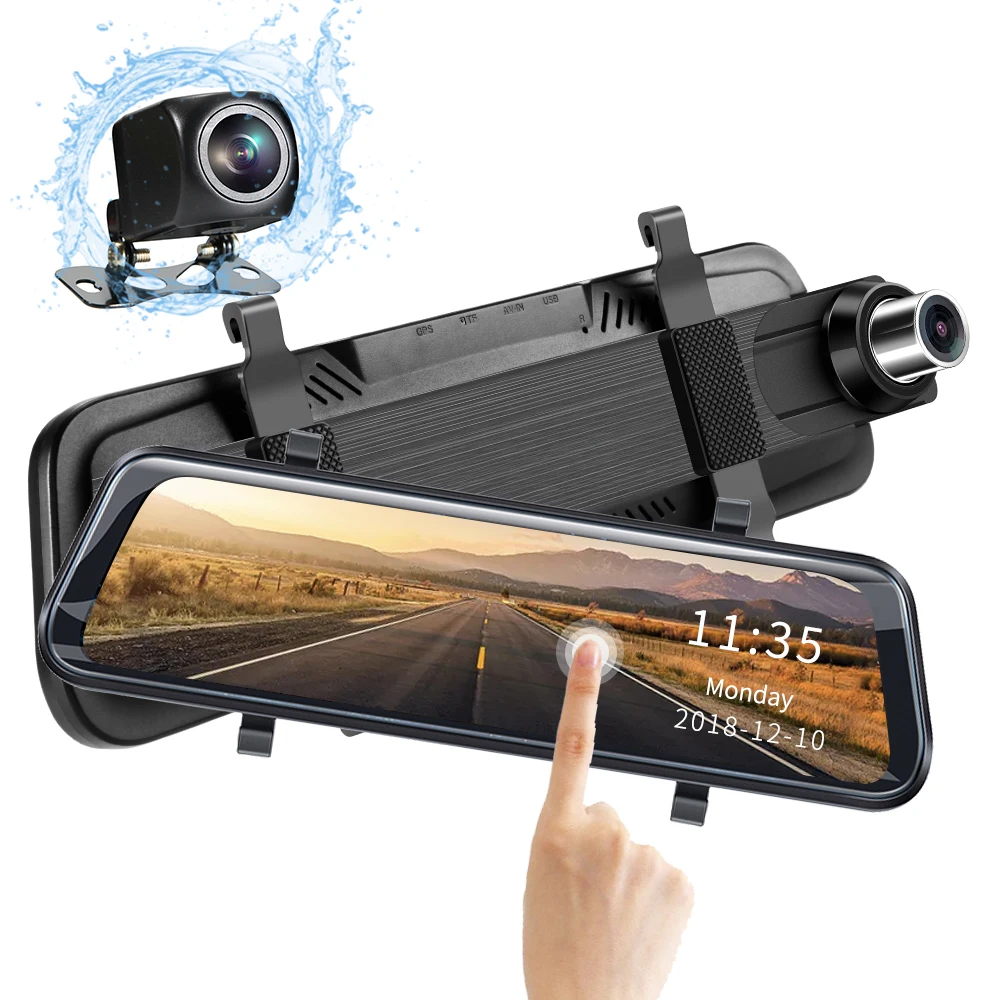 9.66 Inch Full Screen Car DVR Rearview Mirror WIFI 360 Camera For Car Dual Lens GPS Rear View Dash Cam
9.66 Inch Full Screen Car DVR Rearview Mirror WIFI 360 Camera For Car Dual Lens GPS Rear View Dash Cam