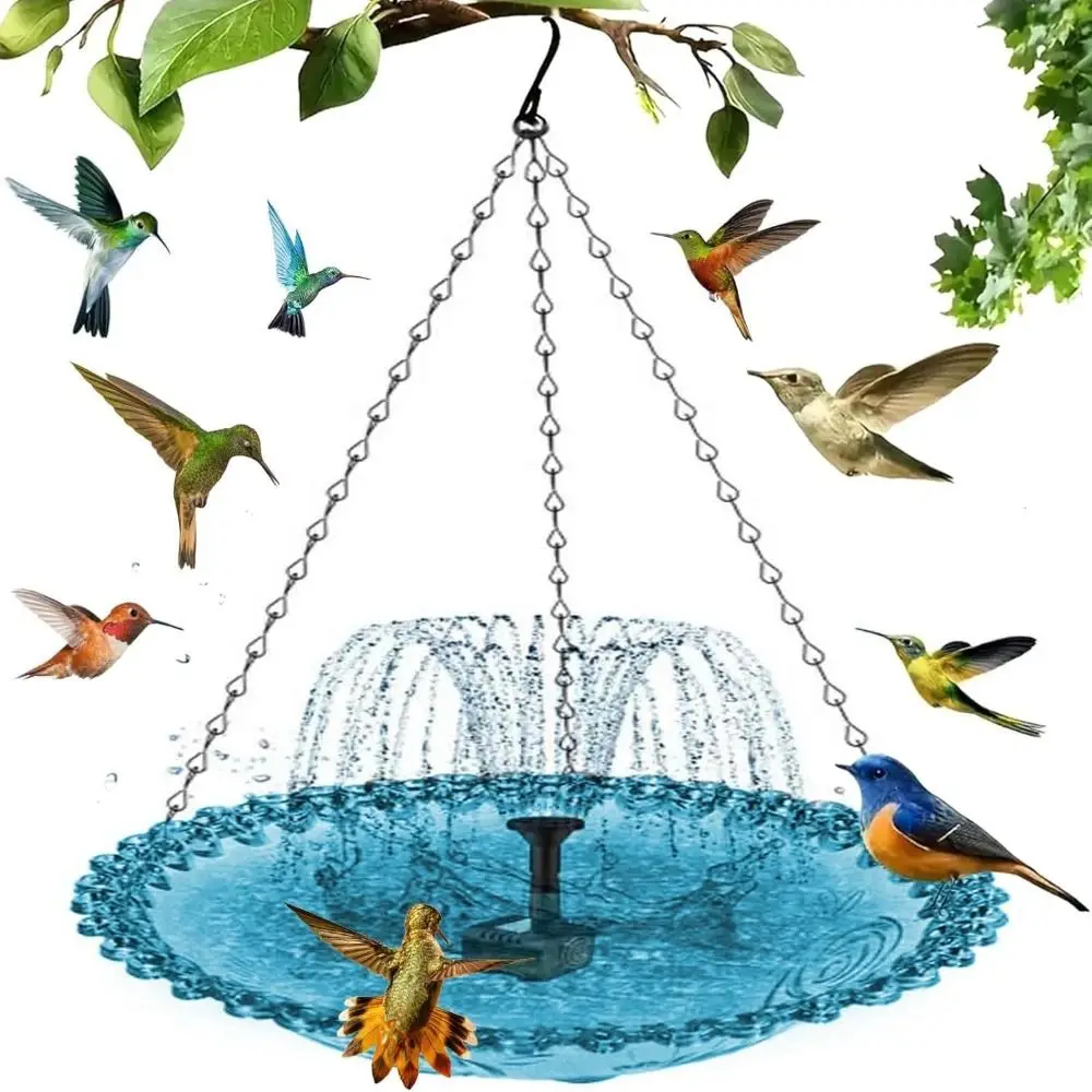 Plastic Fountain Bird Feeder Metal Large Capacity Bird Water Dispenser Durable Convenient Hummingbird Drinker Outdoor
Plastic Fountain Bird Feeder Metal Large Capacity Bird Water Dispenser Durable Convenient Hummingbird Drinker Outdoor