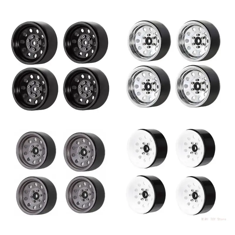 Metal Wheel Hub 1.9’’ Beadlock Wheel Set for 1/10 Remote Control Crawler SCX10 Four Wheel Upgrade Accessories
Metal Wheel Hub 1.9’’ Beadlock Wheel Set for 1/10 Remote Control Crawler SCX10 Four Wheel Upgrade Accessories