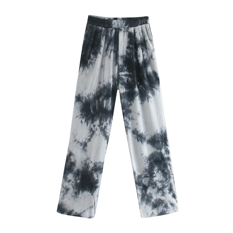 Female Tie-dye Long-sleeved T-shirt + Tie-dye Trousers Two-piece Suit Fashion All-match Drawstring High Waist Bottoming Shirt
Female Tie-dye Long-sleeved T-shirt + Tie-dye Trousers Two-piece Suit Fashion All-match Drawstring High Waist Bottoming Shirt