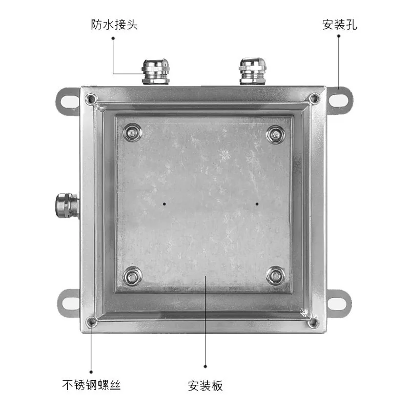 304 outdoor stainless steel, waterproof cable junction box, three-proof terminal box
304 outdoor stainless steel, waterproof cable junction box, three-proof terminal box