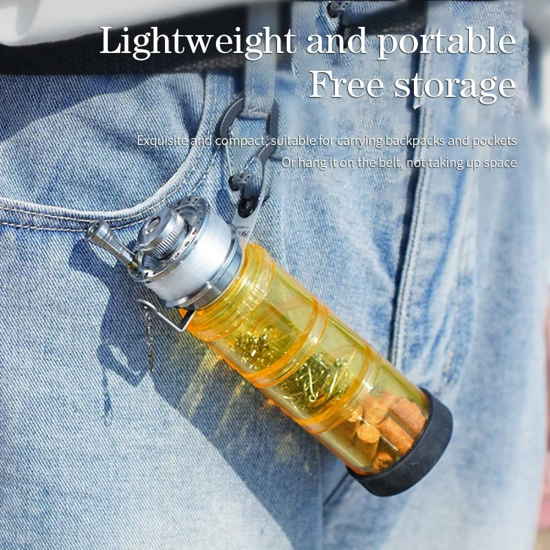 Fishing Storage Container3 Layers Outdoor Camping Fishing Hook Bait Float Swivel Organizer Container Removable Fishing Bottle
Fishing Storage Container3 Layers Outdoor Camping Fishing Hook Bait Float Swivel Organizer Container Removable Fishing Bottle