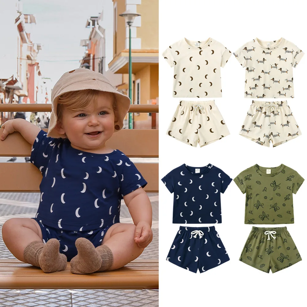 Summer Costume For Baby Boy Girl Clothes Children Top Bottom Clothing Outfit Set Loungewear Pijama Newborn t-shirt Infant Items
Summer Costume For Baby Boy Girl Clothes Children Top Bottom Clothing Outfit Set Loungewear Pijama Newborn t-shirt Infant Items