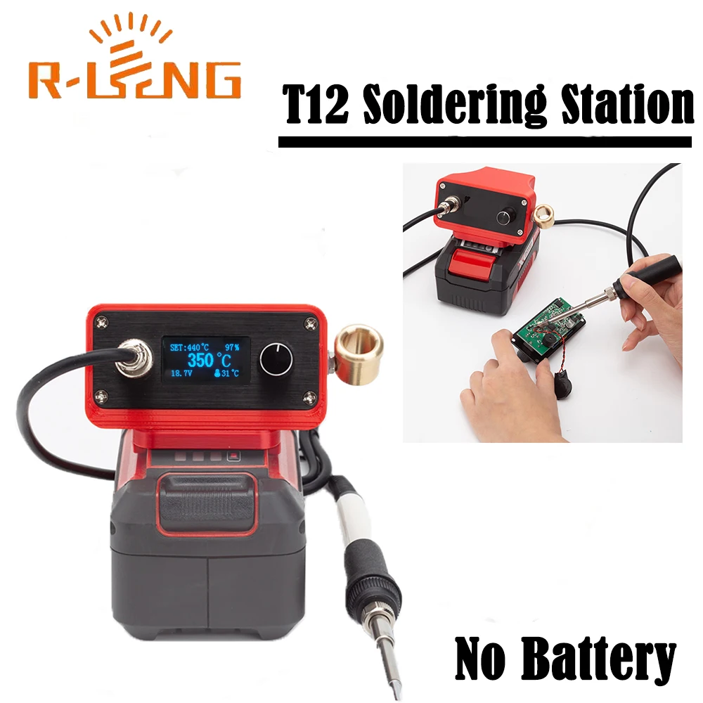 Паяльная станция OLED T12 для литиевых аккумуляторов Ozito PXC 18V, регулируемая цифровая станция для пайки и ремонта своими руками (без аккумулятора)
Паяльная станция OLED T12 для литиевых аккумуляторов Ozito PXC 18V, регулируемая цифровая станция для пайки и ремонта своими руками (без аккумулятора)