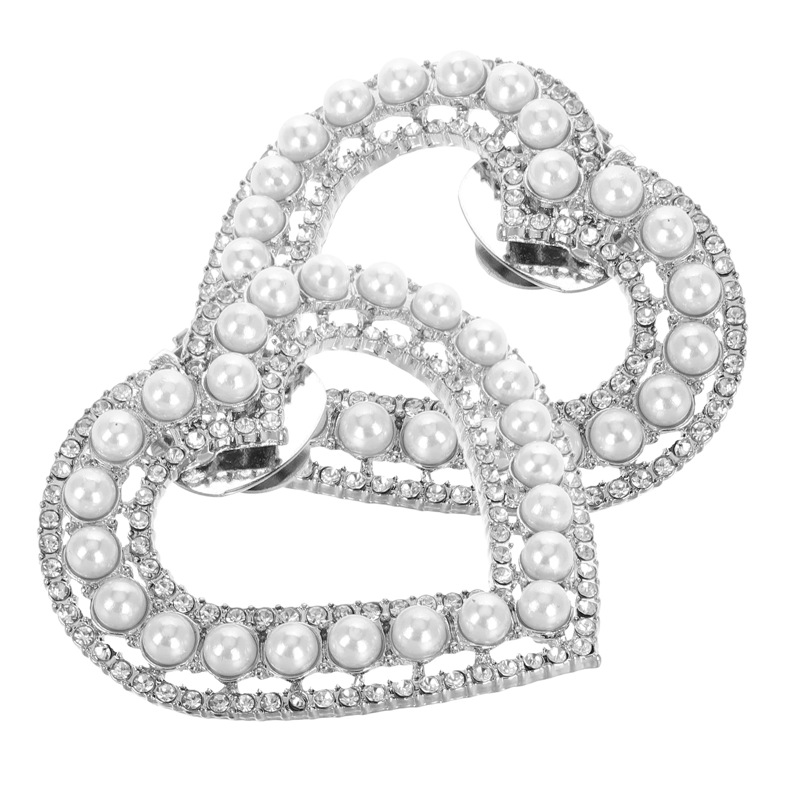Pearl Clips Heart Shaped Rhinestone Buckle Decorations For Women Heels Flats Bridal Wedding Accessories Black Round 
Pearl Clips Heart Shaped Rhinestone Buckle Decorations For Women Heels Flats Bridal Wedding Accessories Black Round