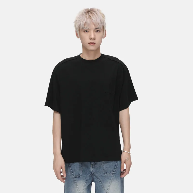 SYUHGFA Korean Style Men's T-shirts O-neck Solid Color Short Sleeved Simple Casual Menswear Loose Pullover Male Tees 2025 Summer
SYUHGFA Korean Style Men's T-shirts O-neck Solid Color Short Sleeved Simple Casual Menswear Loose Pullover Male Tees 2025 Summer