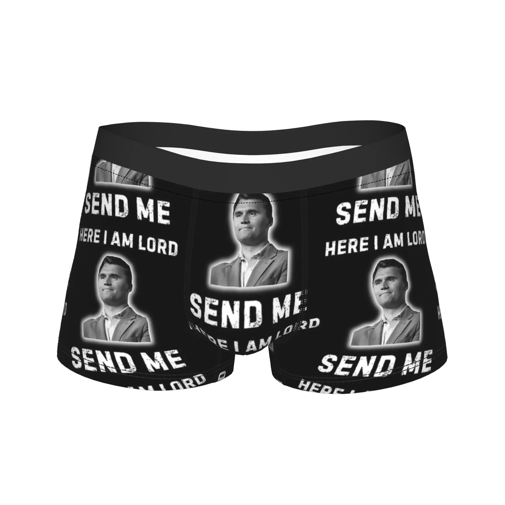 Here I Am Lord Send Me Charlie Kirk, нижнее белье, таможенные боксеры, качественные мужские трусы, дышащие трусы-боксеры, подарок
Here I Am Lord Send Me Charlie Kirk, нижнее белье, таможенные боксеры, качественные мужские трусы, дышащие трусы-боксеры, подарок