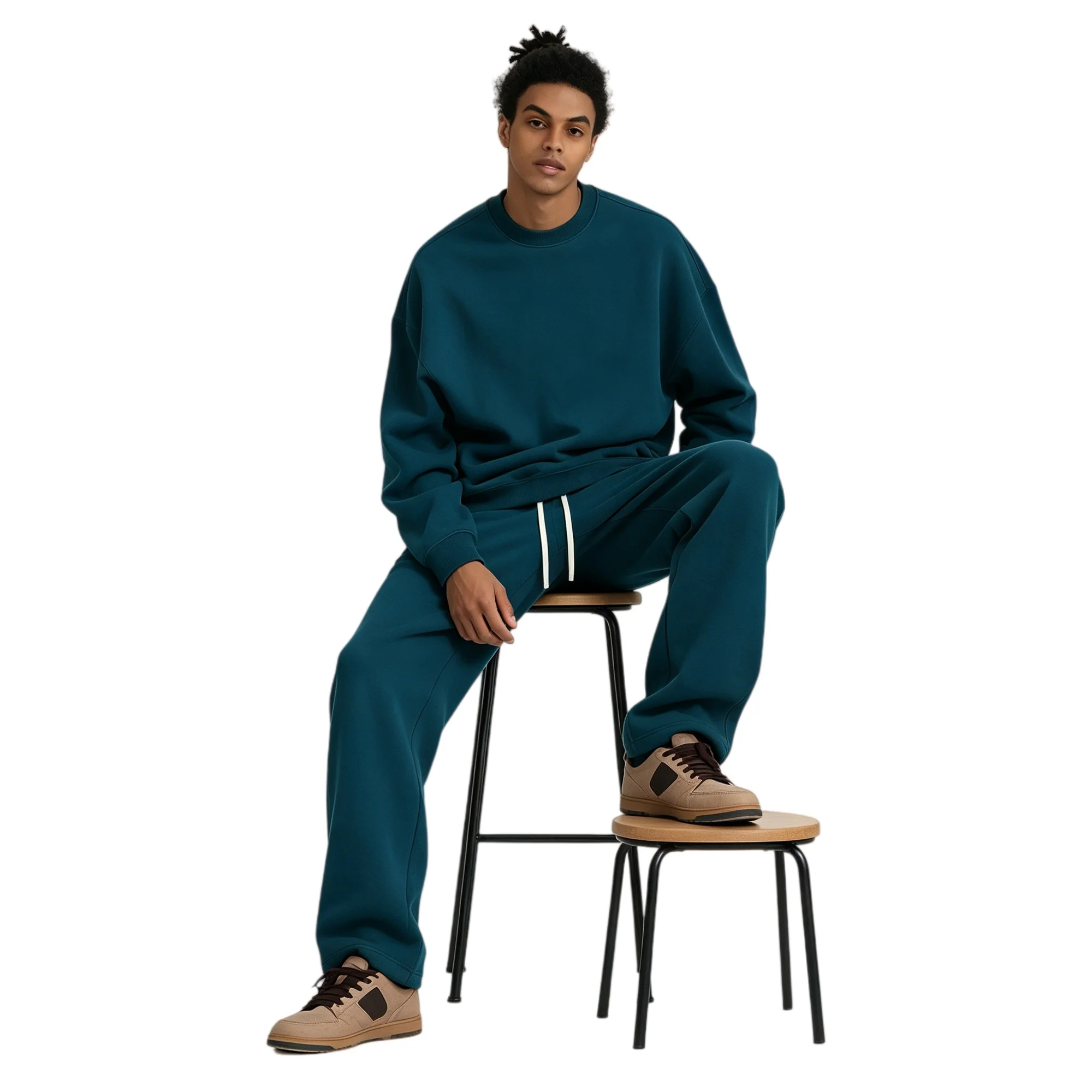 UNITE TOUD Men's Heavyweight 350GSM Fleece Lined Tracksuit 2-Piece Oversize Sweatshirt & Pants Streetwear Autumn Winter
UNITE TOUD Men's Heavyweight 350GSM Fleece Lined Tracksuit 2-Piece Oversize Sweatshirt & Pants Streetwear Autumn Winter
