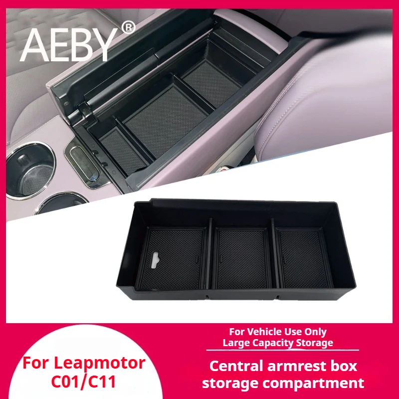 For LEAPMOTOR C11 C01 2022-2025 Center Console Organizer Tray Armrest Box Storage Divider with Lid Car Interior Accessories
For LEAPMOTOR C11 C01 2022-2025 Center Console Organizer Tray Armrest Box Storage Divider with Lid Car Interior Accessories