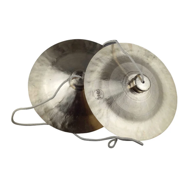 A Pair of Brass China Cymbal Hand Percussion Folk Instruments Chinese Bronze Cymbals For Lion Dance
A Pair of Brass China Cymbal Hand Percussion Folk Instruments Chinese Bronze Cymbals For Lion Dance