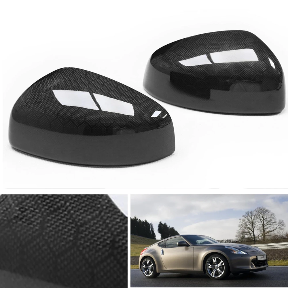 2PCS Carbon Fiber Car Mirror Cover Exterior Rearview Case Shell Rear View Cap Add On For Nissan 370Z Z34 2009-2020
2PCS Carbon Fiber Car Mirror Cover Exterior Rearview Case Shell Rear View Cap Add On For Nissan 370Z Z34 2009-2020