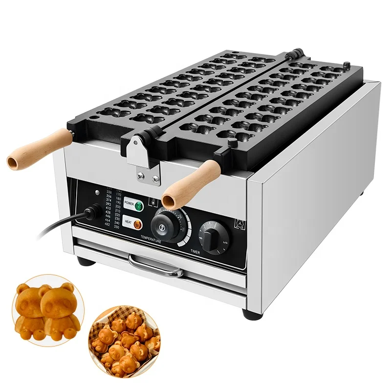Stainless Steel Panda-Shaped Electric Cake Mold Cute Bear Waffle Maker 20pcs High Productivity Baking Tray Timer
Stainless Steel Panda-Shaped Electric Cake Mold Cute Bear Waffle Maker 20pcs High Productivity Baking Tray Timer